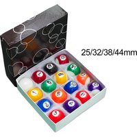 16 Pieces Mini Billiard Balls Kids Toy Gift Mini Pool Ball Set Full Set for Recreation Games Recreational Sport Game Rooms Home