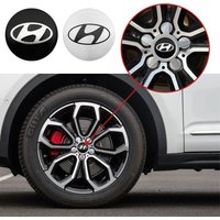 4PCS 56mm Car Styling Wheel Center Hub Caps Rim Cover Badge Emblem Sticker For Hyundai GDi N Line i10 Azera Genesis G70 G80 G90