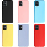Candy Frosted Case For Samsung Galaxy A51 A71 Shockproof Soft Silicone Back Cover For Samsung A51 A71 4G 5G Cases