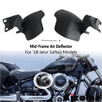 Mid-Frame Air Deflector For Harley Softail Fat Bob FXFBS Street Bob FXDB FLSB 2018-2023 Motorcycle Heat Shield Trim Engine Cover