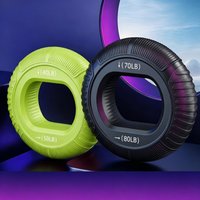 Silicone Grip Ball Hand Strength Grip Ring Rehabilitation Training Exercise Five-finger Strength Stress Relief Grip Ring