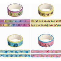 Cute Pixel Art & Angel Cartoon Washi Tape Kawaii Decorative Masking Tape for Scrapbooking Journal Stationery
