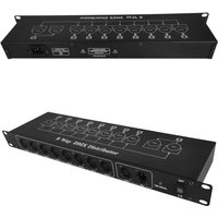 Best Quality Stage Light DMX Signal Amplifier Stage Light Controller DMX512 Splitter 8 Way DMX Distributor For Stage Equipment