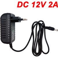 Power Adapter AC 100-240V Input DC Output Supply Charger EU 12V Universal Converter Europe Plug for Camera DVR LED Robot LED DVR