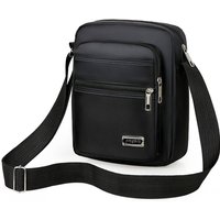Man Classic Messenger Bag Men's Multifunction Shoulder Sling Pack Nylon Business Crossbody Flap Male Simple