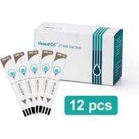 HGINR-1 Remplace les bandelettes de test (12 pièces) pour équipement de test sanguin PT/INR. L'analyseur n'est pas inclus.