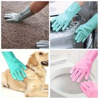 Multifunctional Silicone Pet Grooming Gloves Dog Cat Bathing Shampoo Scrubber Hair Removal Cleaning Gloves