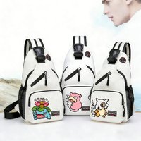 Pokemoned Figures Shoulder Bags Boy Girl Cartoon Anime Chest Bag Men Women Trendy Cool Crossbody Bags Backpacks Gifts Hot 2026