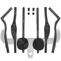 VItchey No logo road fixed gear bike triathlon time trial carbon fiber bike extended tt aero handlebar rest handlebar