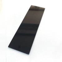 Rectangle Shape Size 130x50x2mm Ultraviolet Pass Filter Glass ZWB2 UG1 For 360nm 365nm UV Light Source