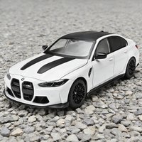 1:24 BMW M3 G80 Coupe Alloy Sports Car Model Diecasts Metal Track Racing Car Vehicles Model Simulation Sound Light Kids Toy Gift