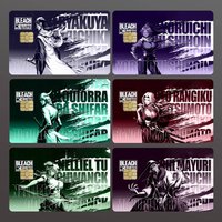 Anime B-BleachES Credit Skin Cover Card Stickers 4PCS Film Bus Pass Front Decoration Bank Debit Waterproof