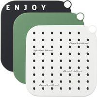Silicone Hair Catcher Shower Drain Covers Square Shape Easy to Clean Square Bathtub Hair Stopper Washable Soft