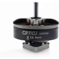 GR1102 Brushless Motor - 10000KV 2S, 4-Hole 1.5mm Shaft for Micro FPV Toothpick Drone, RC Racing Quadcopter