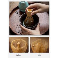 C Japanese Tea Matcha Whisk (Chasen) Tea Spoon Scoop (Chashaku) Matcha Tea