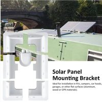 7PCS/Sets Solar Panel Mounting Brackets ABS Corner Bracket Kit Drill-Free Widely Used on Roofs RV Caravans Vehicles Camper Vans