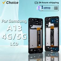 Super IPS For Samsung Galaxy A13 4G 5G LCD Touch Screen Digitizer Assembly For Samsung SM-A135F SM-A136U Display Replace