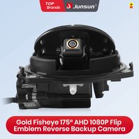 Kamera cofania Junsun z odchylanym logo, 1080P, 170 stopni ° HD AHD dla VW Passat B6 B7 B8 Golf 6 Beetle Polo CC EOS Android