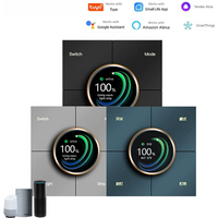 Tuya Smart Home Zigbee Rotary Smart Dimmer Wall Button Scene Composite Switch For Smart Home Works With Alexa Google Assistant