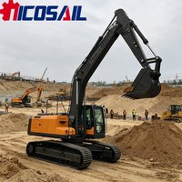 20 Ton Hydraulic Crawler Excavator OEM ODM Customized Diesel Tracked Excavator Factory Direct for Construction