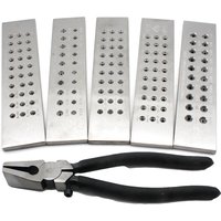 Draht Ziehen Platten Düsen Ziehen Zange Set für Schmuck Machen Runde Rechteck Hexagon Oval Quadratische Form