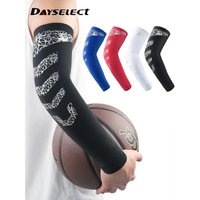 AliExpress dayselect 1Pcs Sports Arm Protection Silicone Anti Slip High Elastic Compression Sun Protection Sleeve Basketball Tennis Cycling Fitness