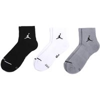 Nike Air Jordan Men's and Women's Knee-High Sports Socks, 3-Pack, Comfortable and Breathable Basketball Socks SX5544-017