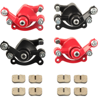 Front Rear Disc Brake Caliper with Pads for 43cc 47cc 49cc Mini Moto Kid ATV Quad Minimoto Pit Dirt Pocket Bike Gas Scooter Part