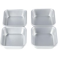 Aluminum Alloy Die Square 4/6/8 Inch Cake Mold Cake Template Baking Dish Baking Mould Pan Pattern Bakeware Tool Baking parts