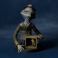 Little Nightmares Halloween Monster Steward Figurine Mini Model Desktop Car Pc Decoration Figurine Decor Festival Festival Gift