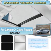 Car Sunroof For Citroen C4 Grand Picasso 2015~2024 2019 Sun Protection Electrostatic Adsorption Skylight Covers Auto Accessories