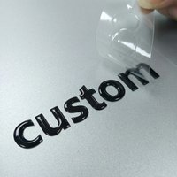 50pcs Personalized Sticker Logo Custom Transfer Stickers Customized Wedding Labels 3D UV DTF Waterproof Name DIY Gift Car Bottle