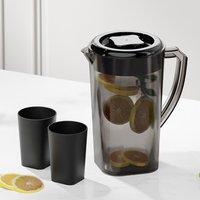 Household Large Capacity Cold Water Kettle Heat Resistant 1.3/2.2/3L Pitcher Plastic Fall-resistant Juice Jug Summer