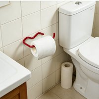 Toilet Paper Holder Wall Mounted – Metal Tissue Paper Towel Rack for Bathroom & Kitchen