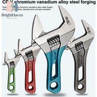 4/5/6/8 Inch Short Handle Adjustable Wrench Portable Mini Large Opening Monkey Spanner Household Wrench Tools B.H