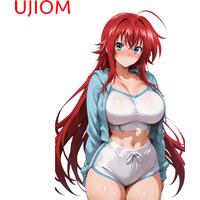 UJIOM Ai Rias Gremory Wall Sticker Eye Catching Personality Scratch-Proof PVC Decal Suitable For Light Switch Decoration
