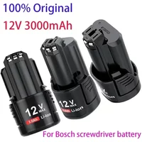 For Bosch lithium-ion rechargeable battery,100%New 12V/10.8V charger 3000mAh BAT411.BAT 411A.BAT412.BAT412A.BAT413.