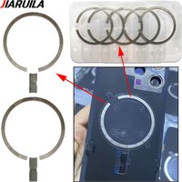 For Wireless Charging Magnet Module For iPhone 12 mini 13 Pro Max 14 Plus Rear Housing Back Glass Magnetic Metal Ring