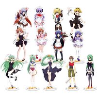 HOT Anime Fans Gifts Higurashi When They Cry HD Characters Acrylic Stand Model Plate Desk Ornaments Collect Series 15cm