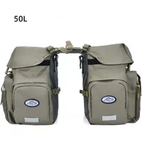 AliExpress XMGOLONG 50L 2-in-1 Multifunction Bicycle Carrier Bag Trunk Bag Waterproof Double-Sided Cycling Pannier Bike Luggage for Active Travel