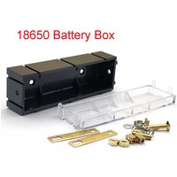 18650 Battery Case Splicable Battery Slot Welding Free Lithium Battery Box Holder Electronic High-current Copper Pillar 18650