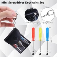 5/10 Set Mini Screwdriver Keychain Set Compact Repair Tools For Phones Watches And Glasses Portable Screwdriver Tool F19E
