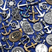 Anchor Pendant Stainless Steel Jewelry Men Navigation Amulets Necklaces For Male Women Punk Hip Hop Accessories Gifts Wholesale
