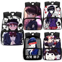 Kawaii Anime Komi Can‘t Communicate Print Backpack for Teenagers Cartoon Komi Shoko Schoolbags Daypack Kindergarten Bookbag Gift