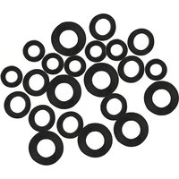 21pcs Mixed Tap Washers Rubber Washers Tap Faucet Sealing Ring Bath Sink Basin Shower Seal Drip 3/8" 1/2"" 3/4"" O-Ring Gasket"