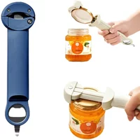 Multifunctional Bottle Opener Stainless Steel Lid Opener Diam 2.5-9.5cm Adjustable WineBeer Can Opener Kitchen Tools