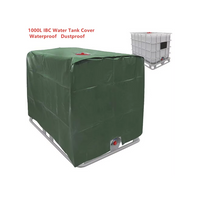 210D IBC Tote Cover for 275 Gallon & 1000 Liter - Outdoor Garden Protection, Waterproof, UV-Resistant & Dust-Proof