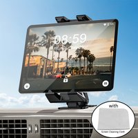 360 Degree Rotation Tablet Stand Phone Holder Car Dash Desk Wall Desktop Self Adhesive Base Cellphone Support Bracket Accessory