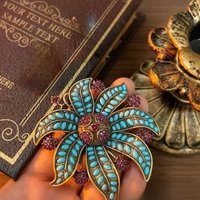 SKEDS Flowers Brooches for Women Palace Style Vintage Luxury Elegant Jewelry Carved Fashion Hyperbole Pins corsage