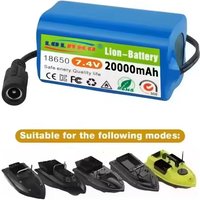 7.4V Original T188 2011-5 T888 V007 H18 C18 2S2P 20000mAh Li-ion Battery pack for Remote Control/RC Fishing Bait Boat battery